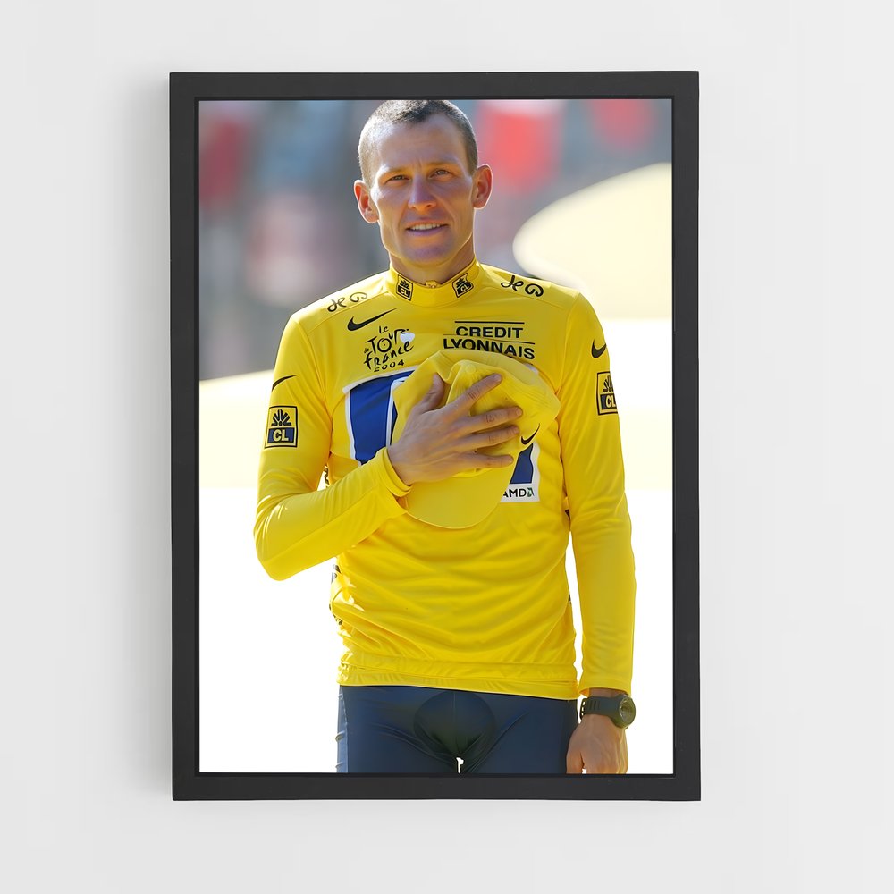 Poster Yellow Jersey Hero – affiche Cyclisme (vue 2)